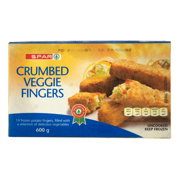 SPAR CRUMBED VEG/FINGERS