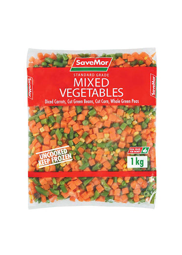 SAVEMOR MIXED FROZEN VEG 1KG