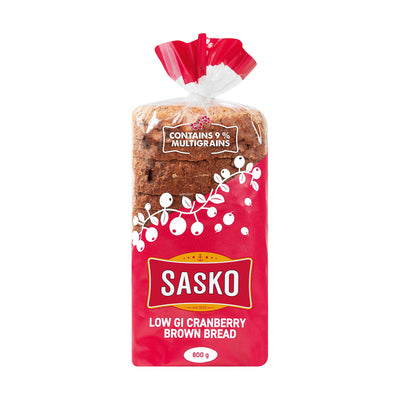 SASKO BREAD BRWN CRANBERR