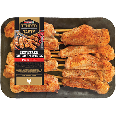 T&T SKEWER WINGS PERI